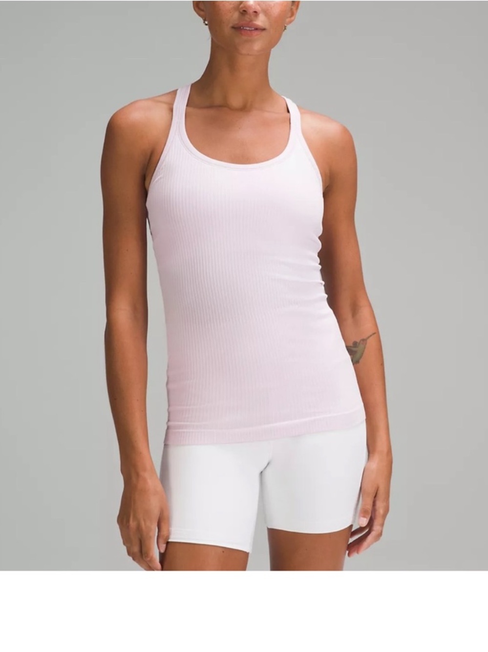 GUC Lululemon Size 14 Ebb to Street Tank Strawberry Milkshake